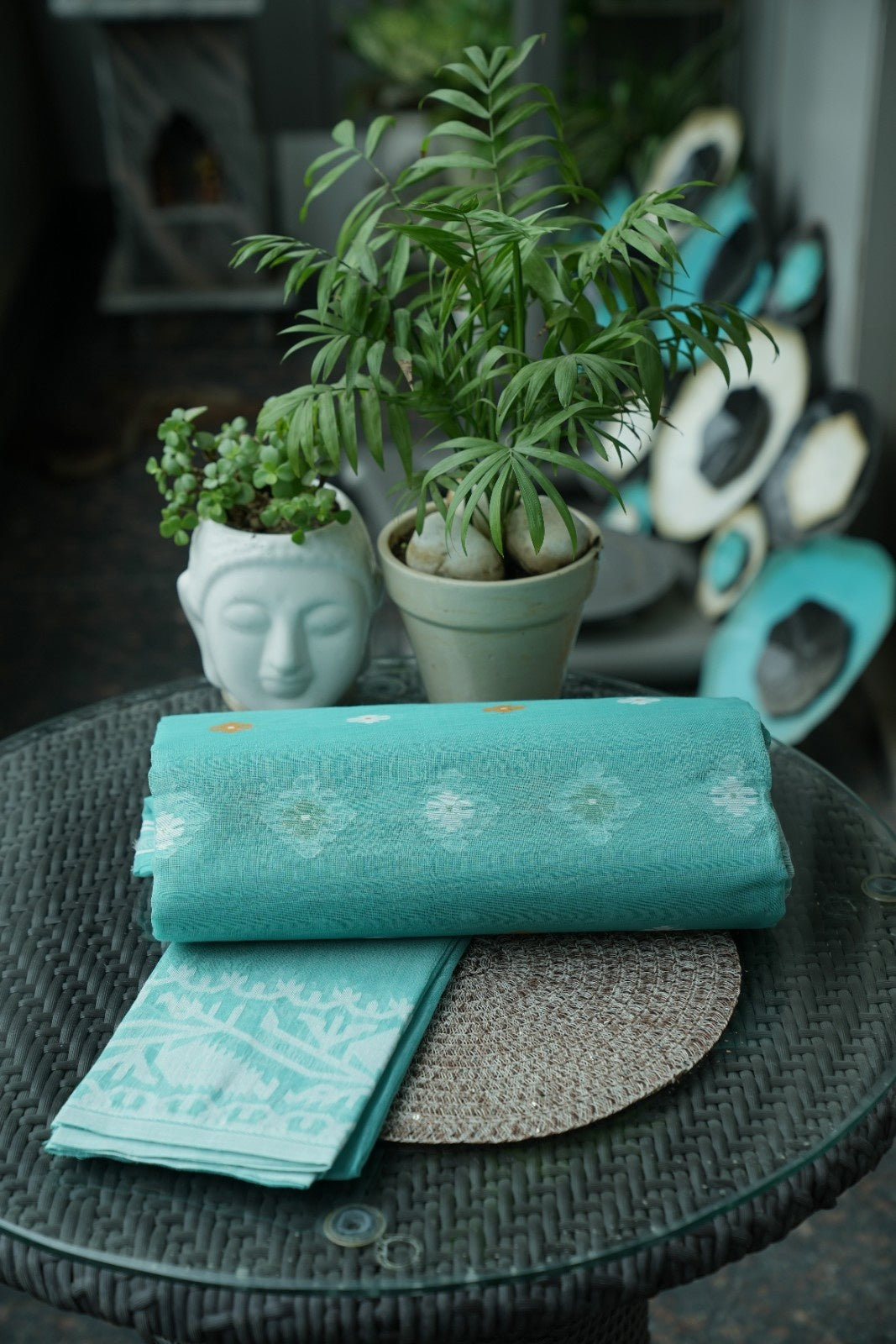 Bengal Pure Cotton Handloom Jamdani Saree