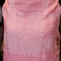 Mal Chanderi Chikankari with Katdana Work 3-Piece Suit Set