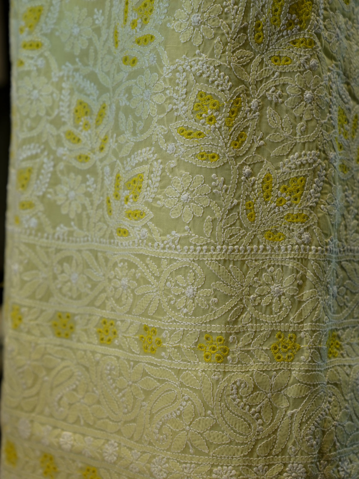 Pure Cotton with Katdana Work & Chikankari, 3-Piece Set