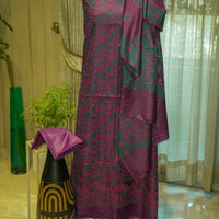 Chiniya Banarasi Silk Three Piece Suit Set